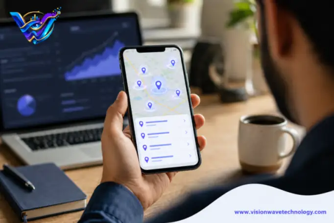 Local SEO targeting for Greater Noida businesses shown on a map